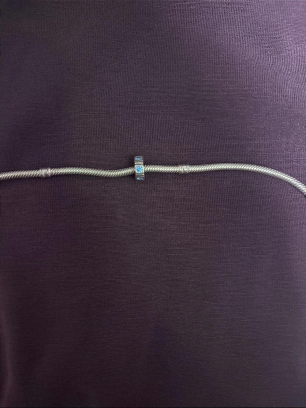 Pandora Ice Blue Stone Spacer Charm